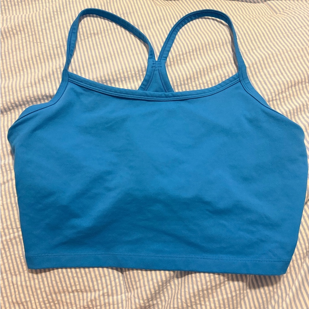 aerie Bright Blue Racerback Crop Tank